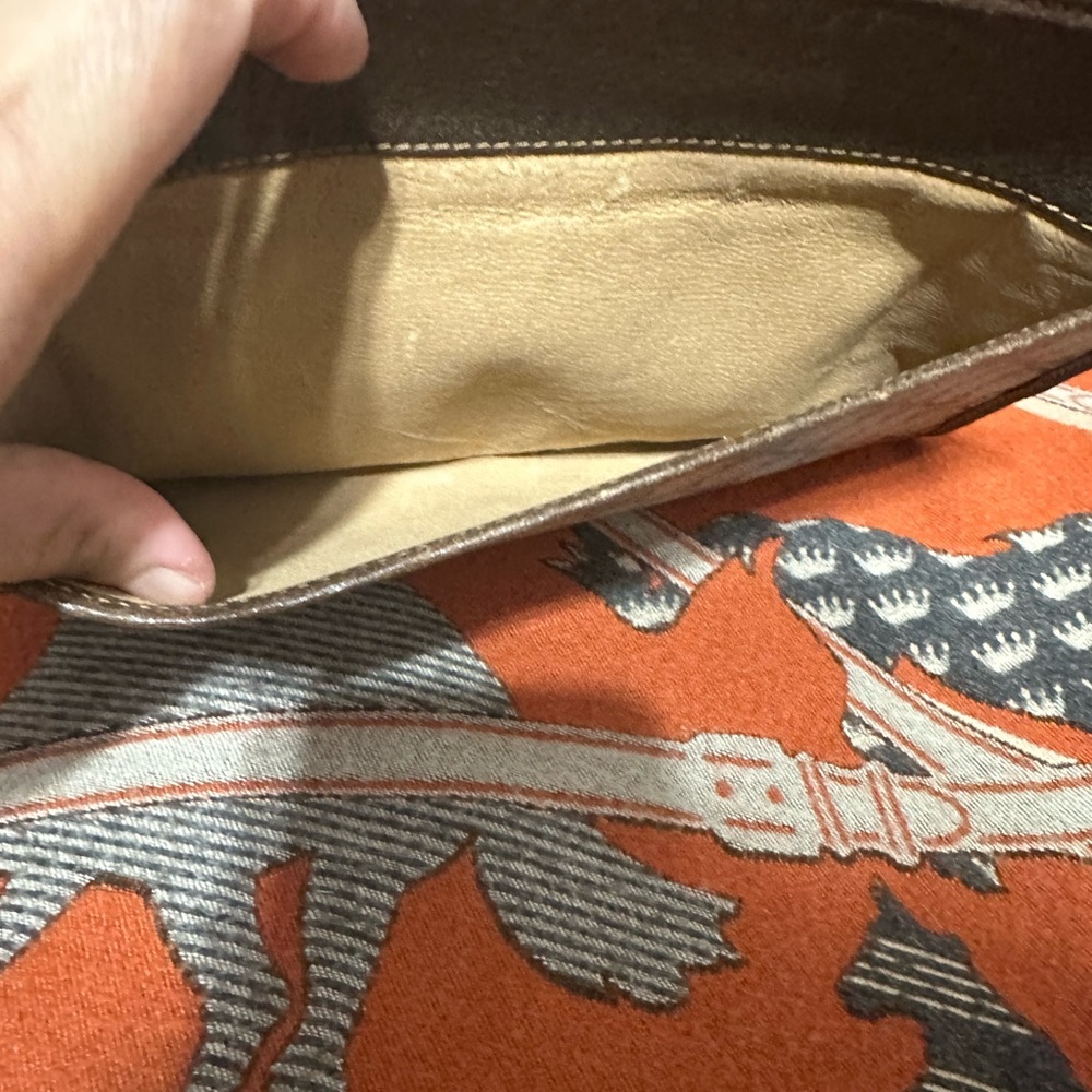 GUCCI❤️🌟97.01.037 VINTAGE GG BROWN CLUTCH⭐️ - Picture 5 of 9